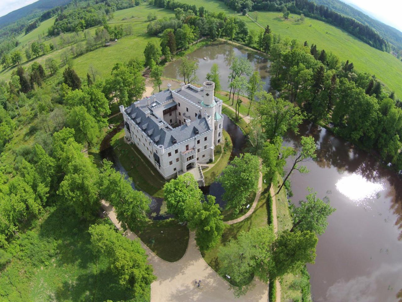 Zamek Karpniki Schloss Fischbach Lomnica  Extérieur photo
